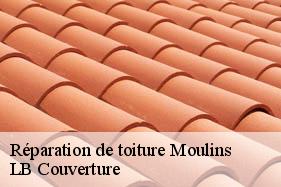 Réparation de toiture  moulins-02160 LB Couverture