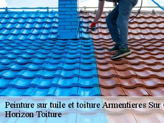 Peinture sur tuile et toiture