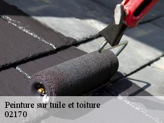 Peinture sur tuile et toiture  02170