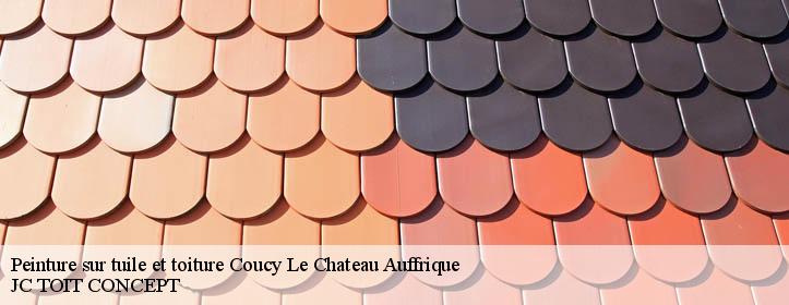 Peinture sur tuile et toiture  02380