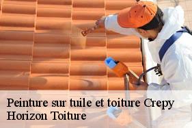 Peinture sur tuile et toiture  crepy-02870 LB Couverture