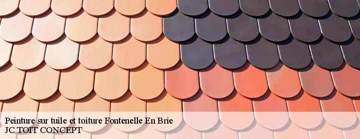 Peinture sur tuile et toiture  02540