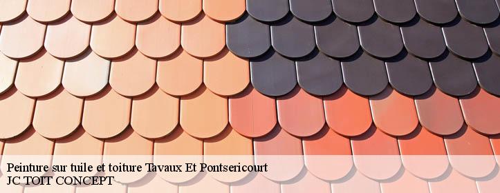 Peinture sur tuile et toiture  02250