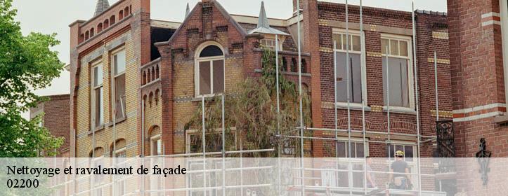Nettoyage et ravalement de façade  02200