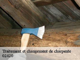 Traitement et changement de charpente 02420