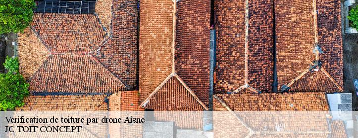Verification de toiture par drone Aisne 