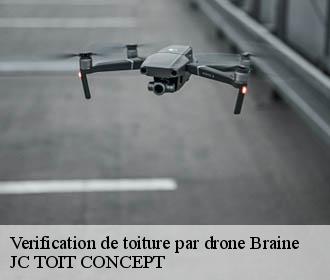 Verification de toiture par drone  braine-02220 JC TOIT CONCEPT