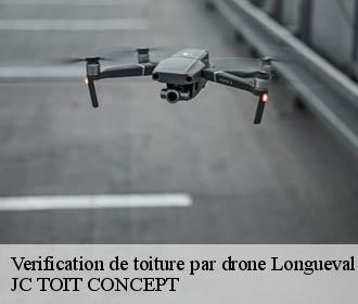 Verification de toiture par drone  longueval-barbonval-02160 JC TOIT CONCEPT